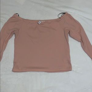 off the shoulder crop top